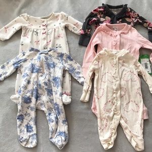 0-3 Months Girl’s Sleeper Bundle